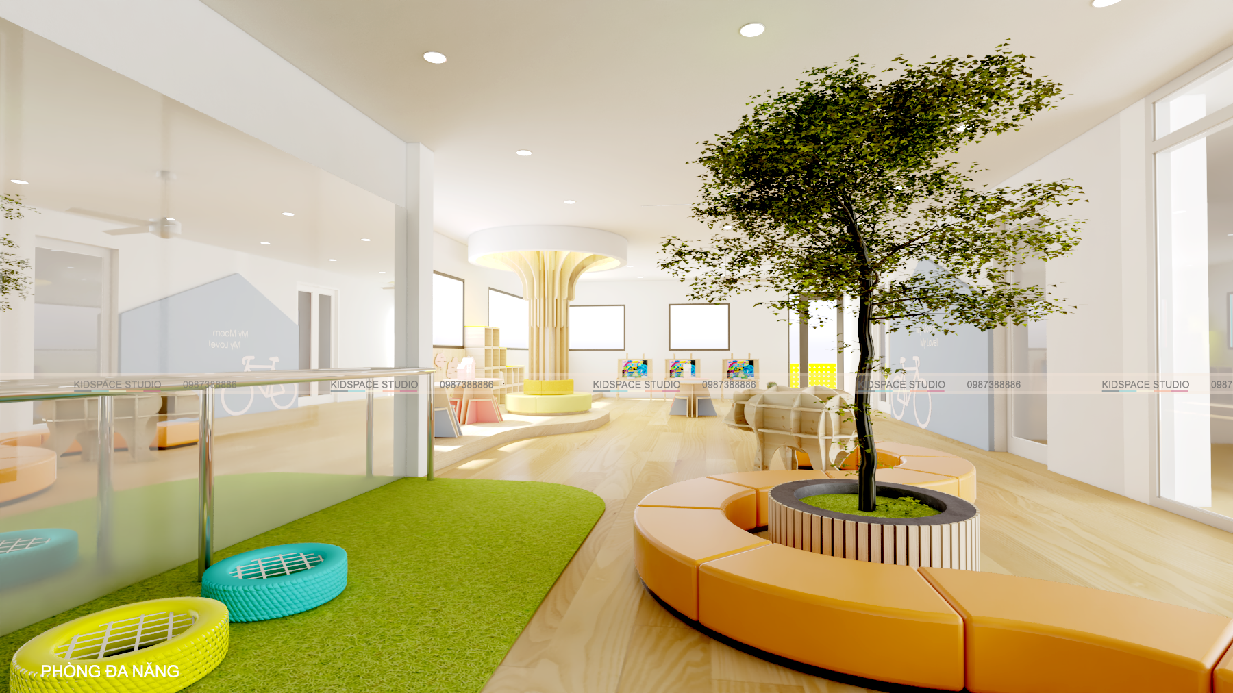 thiết kế trường mầm non Ban Mai - Quảng Ninh 9